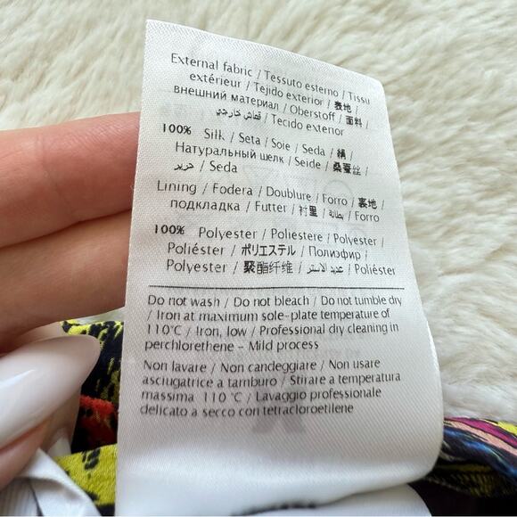 Missoni silk wide leg pants size 48IT or 12US Authentic Retail 450$ - Picture 8 of 9